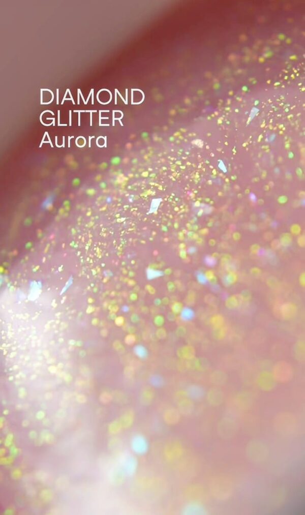 Gel Diamond Glitter Sachê Volia 14g - Aurora - Imagem 2