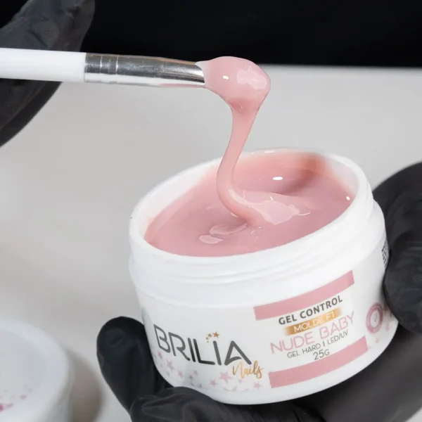 Gel Hard Control Molde F1 Brilia 25g - Nude Baby - Imagem 2