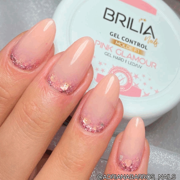 Gel Hard Control Molde F1 Brilia 25g - Pink Glamour - Imagem 3