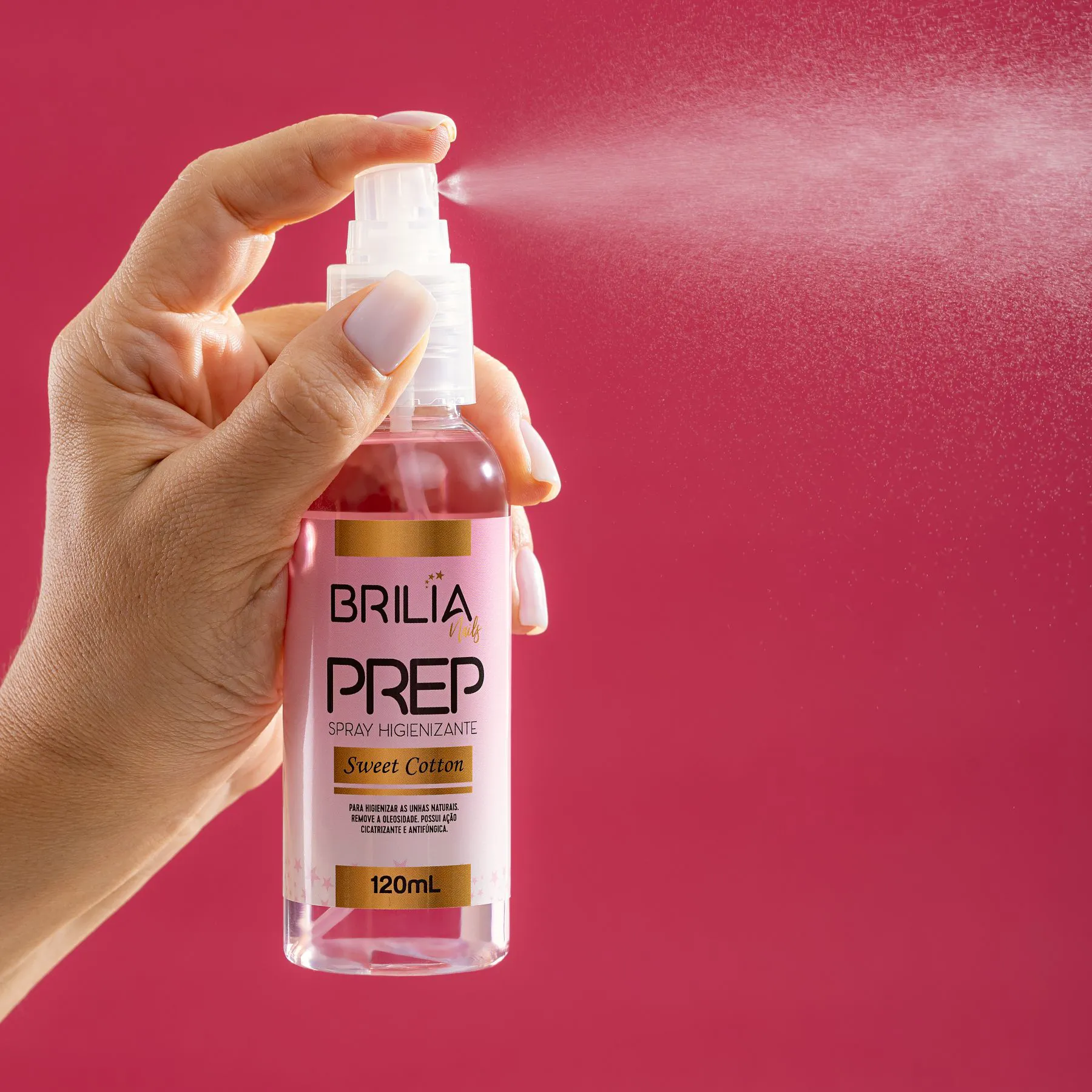 Prep Spray Brilia 120ml - Sweet Cotton - Imagem 2