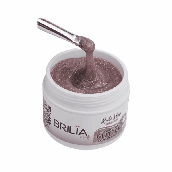 Gel com Glitter Hard Control Molde F1 Brilia 15g - Rubi Shine - Imagem 3