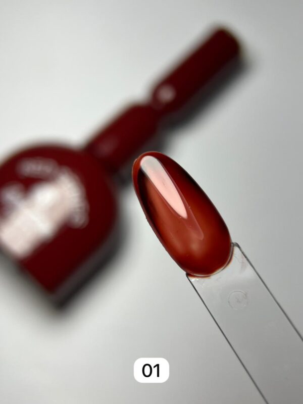 Esmalte em Gel Bella Rosa 18ml Vermelho Translúcido - Cor 01