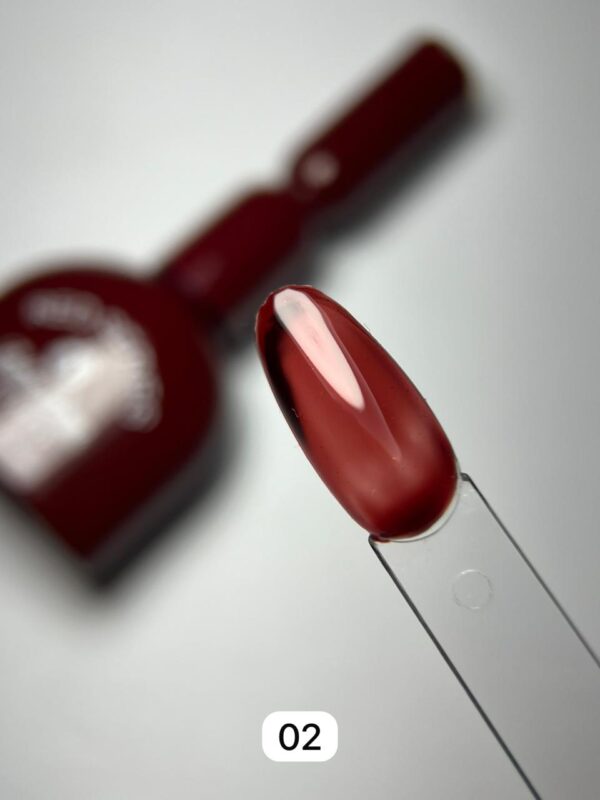 Esmalte em Gel Bella Rosa 18ml Vermelho Translúcido - Cor 02