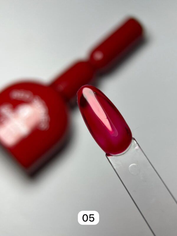 Esmalte em Gel Bella Rosa 18ml Vermelho Translúcido - Cor 05