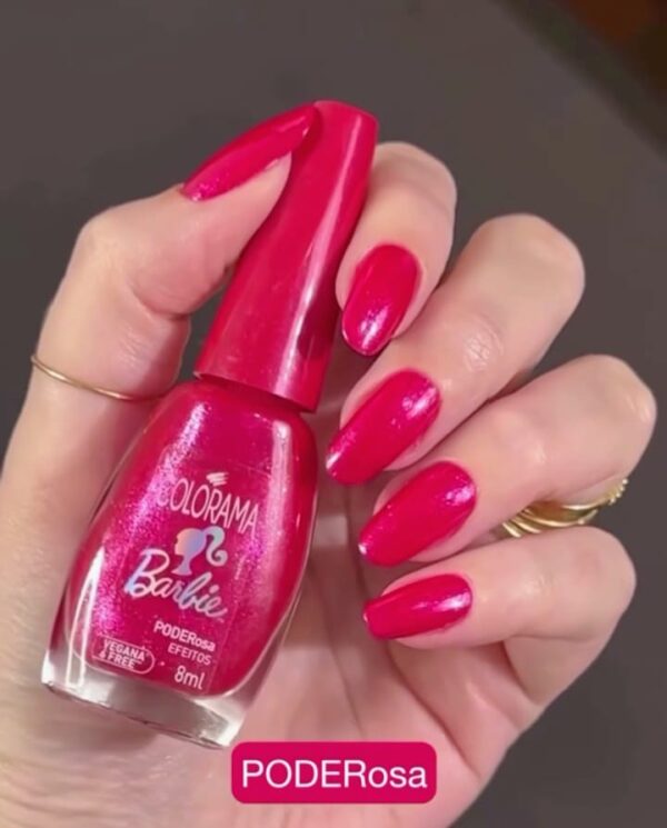 Esmalte Efeitos Colorama Barbie 8ml - PODERosa - Imagem 3