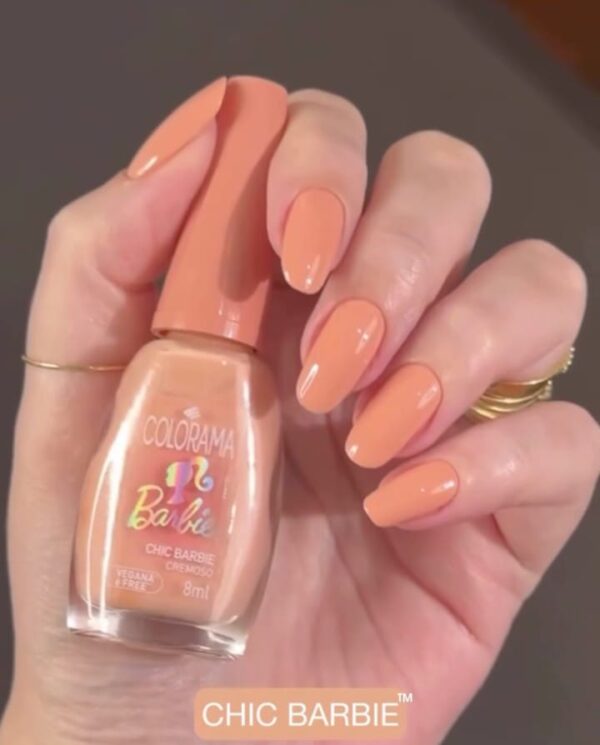 Esmalte Cremoso Colorama Barbie 8ml - Chic Barbie - Imagem 2