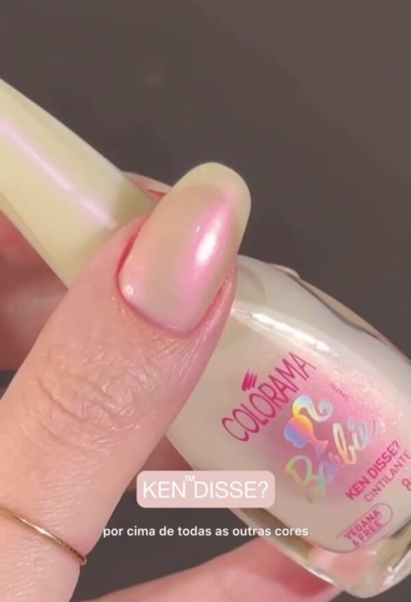 Esmalte Cintilante Colorama Barbie 8ml - Ken Disse? - Imagem 2