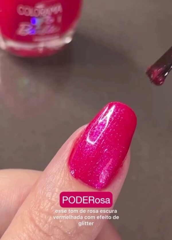 Esmalte Efeitos Colorama Barbie 8ml - PODERosa - Imagem 2