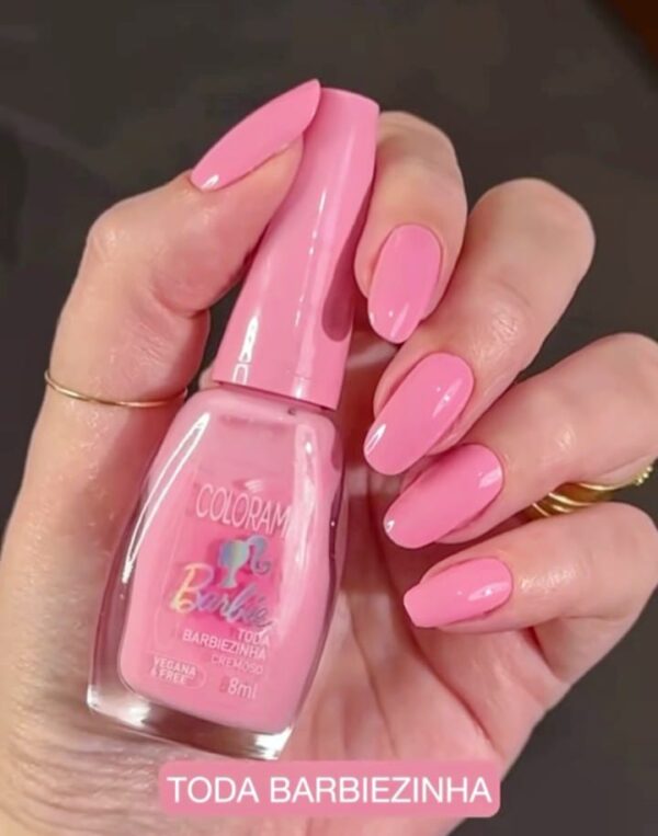 Esmalte Cremoso Colorama Barbie 8ml - Toda Barbiezinha - Imagem 2