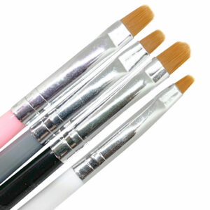 Kit 4 Pincel para Gel Língua de Gato - Kaisa