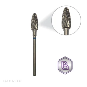 Broca Tungstênio Brilho Nails - Fresa 1508