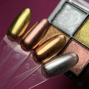 Pó Cromado Paleta Kaisa - Kit 4 Cores