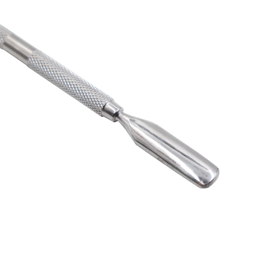 Empurrador e Raspador de Cutícula Inox Duplo - Real Love - Imagem 2