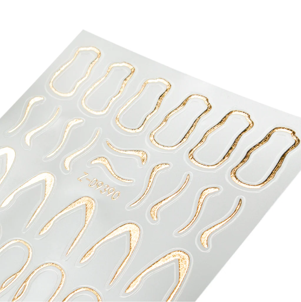 Decoração Adesiva Efeito 5D Dourado - Real Love - Imagem 2