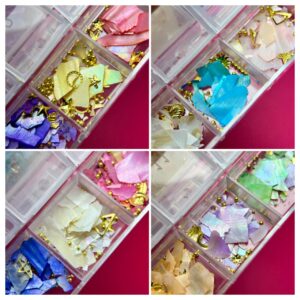 Kit Madrepérolas + Joias Fan Nails