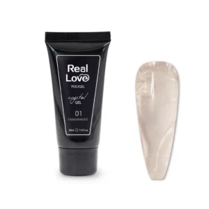 Polygel Crystal Real Love 30ml – Transparente 01