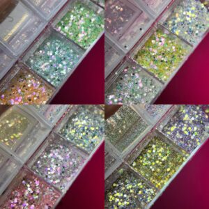 Kit Glitter 12 Cores Real Love - XP09
