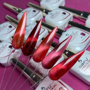 Esmalte em Gel Magnético Vermelhos Dafu 10ml - Consultar Cores