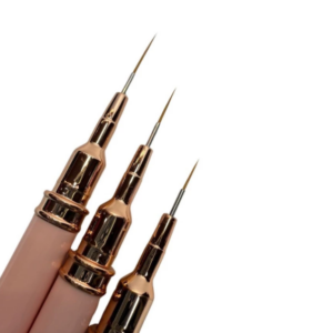 Kit 3 Pincel Fino com Tampa - Dafu