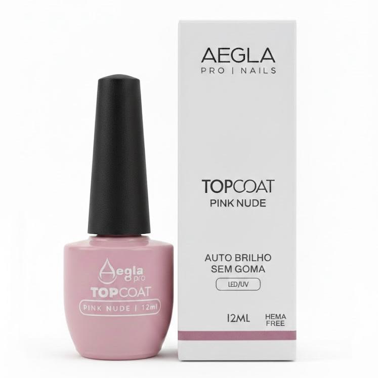 Top Coat Aegla PRO 12ml - Pink Nude