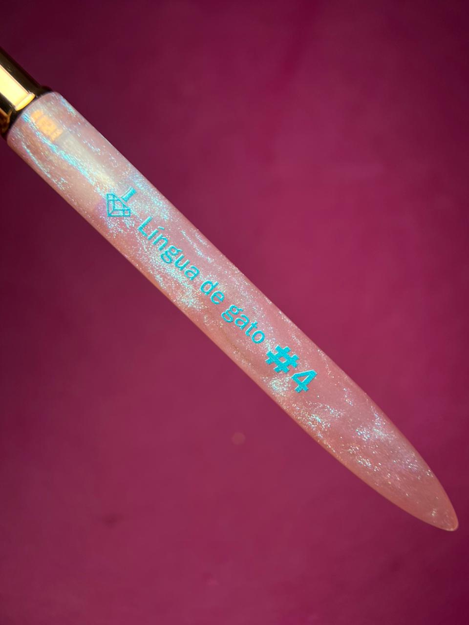 Pincel Língua de Gato com Tampa HQZ - #4 - Imagem 2