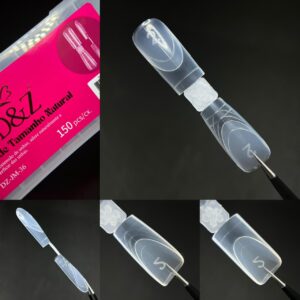 Molde F1 Francesa Reversa D&Z 150un - Bailarina e Quadrado