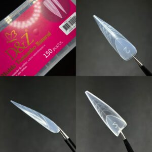 Molde F1 Francesa Reversa D&Z 150un - Estileto