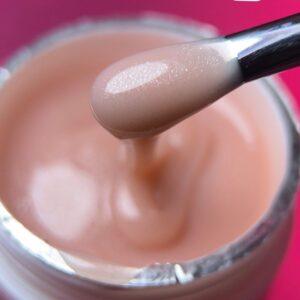 Gel Alongamento com Glitter Real Love 15ml - Nude 15