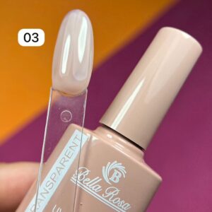 Esmalte em Gel Translúcido Bella Rosa 12ml - Cor 03