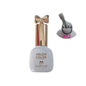 Esmalte Em Gel  Helen Color 3 em 1 Renda #02
