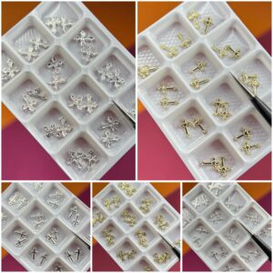 Decoração Cruz Para Unhas Bella Rosa - Consultar Modelos