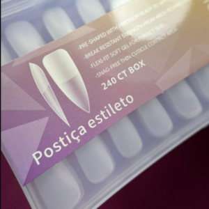 Soft Gel Helen Color 240pçs – Estileto