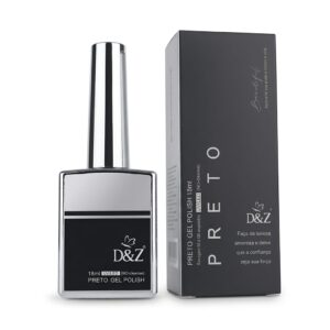Esmalte em Gel Premium 18ml D&Z - Preto