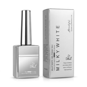 Esmalte em Gel Premium 18ml D&Z - Milky White Renda