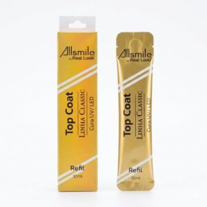 Top Coat Allsmile Sachê Real Love 10ml