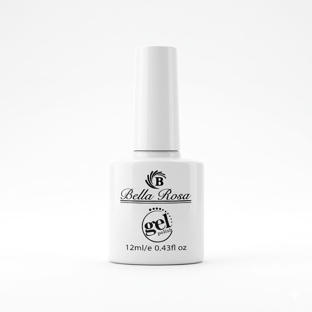 Esmalte Em Gel Branco 12ml - Bella Rosa
