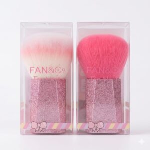 Pincel Espanador Luxo Base Glitter Fan Nails Un - Consultar Cores