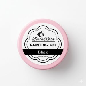 Gel Paint Bella Rosa 10ml - Preto Black