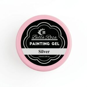 Gel Paint Bella Rosa 10ml - Prata Silver