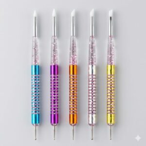 Pincel de Silicone e Boleador Dafu Un