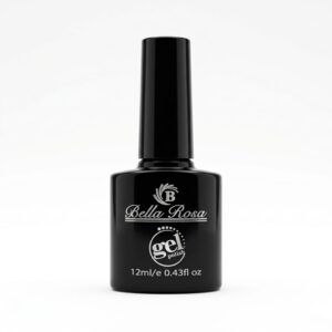 Esmalte Em Gel Preto 12ml - Bella Rosa