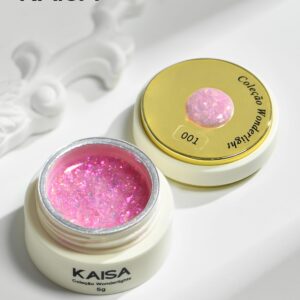 Flake Holográfico em Gel Kaisa Wonderlight - Cor 001