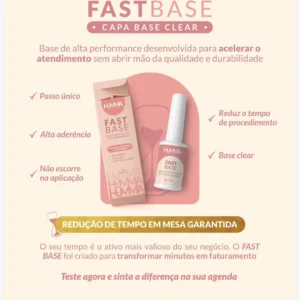 Fast Base Gel Base Clear Humma 9g - Passo Único