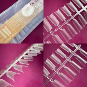 Tips Soft Gel Helen Color 240pçs – Curvatura C Fosca
