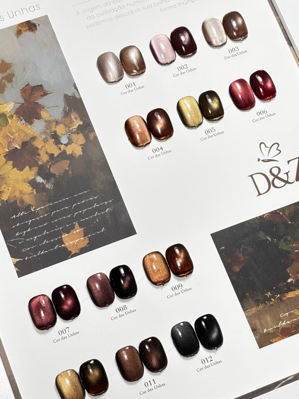 Kit Esmalte em Gel Magnético D&Z - Coleção Outono - Imagem 2