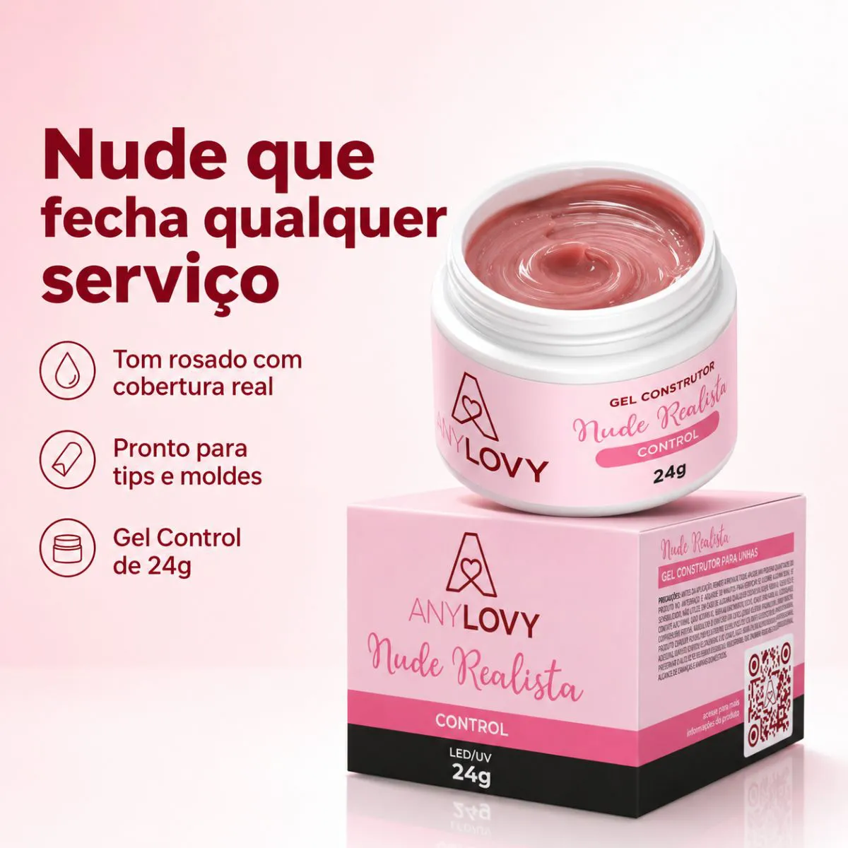 Gel Control AnyLovy 24g - Nude Realista - Imagem 2