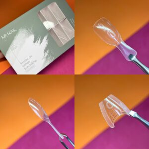 Molde F1 Sanduiche 120un MR Nails - Oval Curto BW078