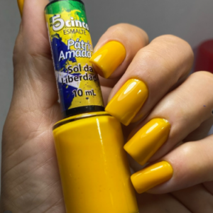 Esmalte Cremoso Pátria Amada 5Cinco 10ml - Sol da Liberdade