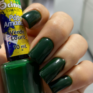Esmalte Cremoso Pátria Amada 5Cinco 10ml - Verde Louro