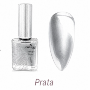 Esmalte Metalizado Efeito Aquarela Blooming Dafu 10ml - Prata 04